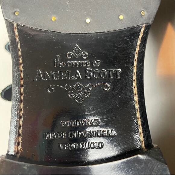 The Office of Angela Scott Miss Margo Black Mary Jane Flats NWOB - Picture 11 of 12